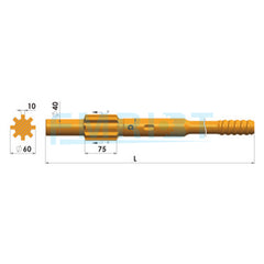 Applicable To Sandvik Tamrock Shank Adapters Tamrock HL600、HL600s
