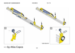 Atlas Copco Epiroc Bushing 3128302561/3128 3025 61