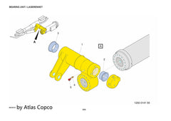 Atlas Copco Epiroc BUSHING 3125484900/3125 4849 00