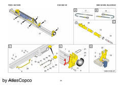 Atlas Copco Epiroc DRILL SUPPORT 3128078467 /3128 0784 67