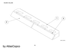 Atlas Copco Epiroc HOLDER 3222327362/3222 3273 62