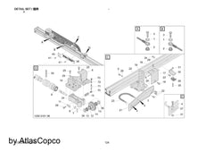 Atlas Copco Epiroc HOSE ATTACHMENT 3128311541/3128 3115 41