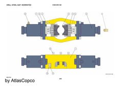 Atlas Copco Epiroc HYDR. CYLINDER 3128003051/3128 0030 51