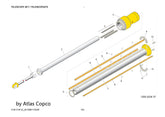 Atlas Copco Epiroc EXTENSION TUBE 3128312579/3128 3125 79