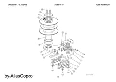 Atlas Copco Epiroc COVER 3128049700/3128 0497 00