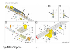 Atlas Copco Epiroc WIPER 3128078378/3128 0783 78