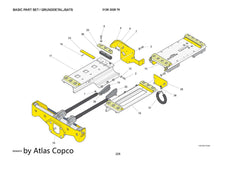 Atlas Copco Epiroc SHELF 3128228702/3128 2287 02