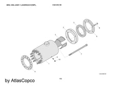 Atlas Copco Epiroc COVER 3128301238/3128 3012 38