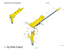 Atlas Copco Epiroc SHAFT 3128308135/3128 3081 35