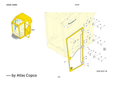 Atlas Copco Epiroc GAS SPRING 3222986235 /3222 9862 35