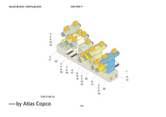 Atlas Copco Epiroc DIRECTION VALVE 3177309283 /3177 3092 83