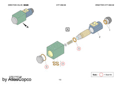 Atlas Copco Epiroc DIRECTION VALVE 3177309288/3177 3092 88