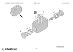 Atlas Copco Epiroc DOUBLE CH.VA 3222344241/3222 3442 41