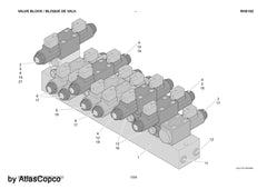 Atlas Copco Epiroc DOUBLE CH.VA 3222344241/3222 3442 41