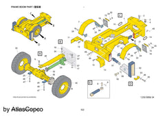 Atlas Copco Epiroc SHAFT 5112232600/5112 2326 00