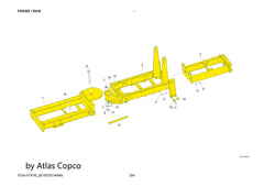 Atlas Copco Epiroc SHAFT 5112303639/5112 3036 39