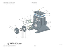 Atlas Copco Epiroc GEAR WHEEL 5726800056/5726 8000 56