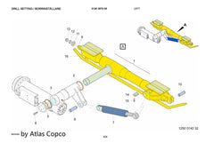 Atlas Copco Epiroc HYD. CYLINDER 3128259843/3128 2598 43