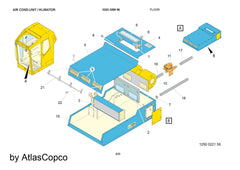 Atlas Copco Epiroc FILTER 3222325378/3222 3253 78