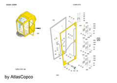Atlas Copco Epiroc HANDLE 3222989270/3222 9892 70