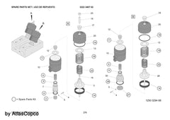 Atlas Copco Epiroc SPARE PART SET 3222340702/3222 3407 02