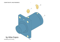 Atlas Copco HYDR. CYLINDER 5726500157/5726 5001 57