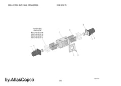 Atlas Copco HYD. CYLINDER 3128000451/3128 0004 51