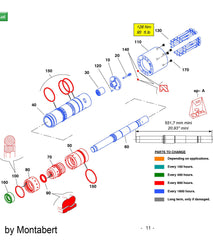 MONTABERT HC 95 86747045 LINING STOP LINING