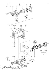 Sandvik SEAL HOUSING55069568 /550 695 68