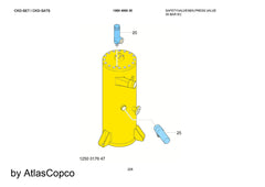 Atlas Copco Epiroc VALVE 1604672401/ 1604 6724 01