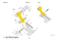 Atlas Copco Epiroc SHAFT 3222310385/3222 3103 85