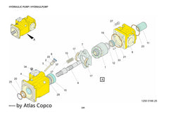 Atlas Copco Epiroc BEARING 3217920325/3217 9203 25