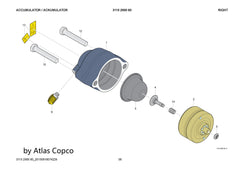Atlas Copco Epiroc DIAPHRAGM 3115247200/3115 2472 00
