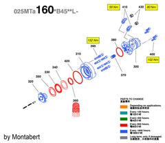 MONTABERT Hc25 86697083 HYDRAULIC MOTOR