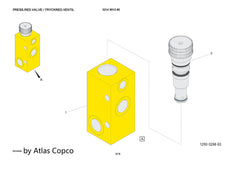 Atlas Copco Epiroc VALVE 3217996322/3217 9963 22