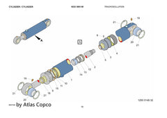 Atlas Copco Epiroc BEARING 0501001900 /0501 0019 00
