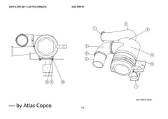 Atlas Copco Epiroc HOSE CLIP 3222320105/3222 3201 05