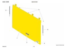Atlas Copco Epiroc GAS SPRING 3222334002/3222 3340 02