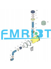 Atlas Copco Epiroc ELBOW PIPE 3222322287/3222 3222 87