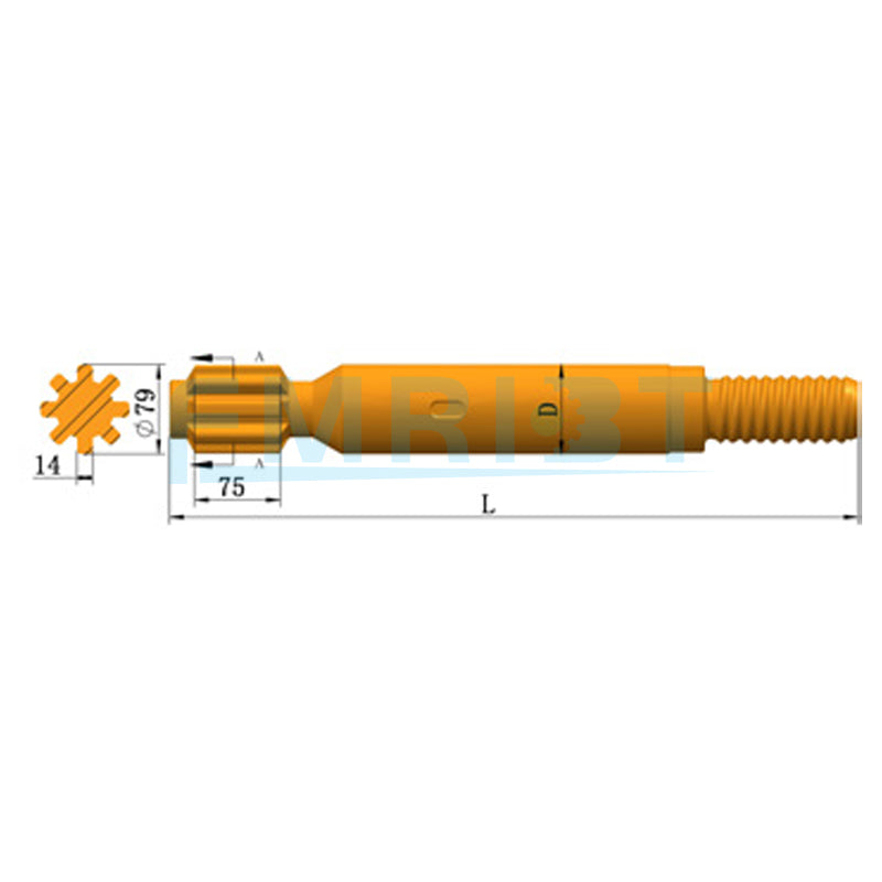 Applicable To Sandvik Tamrock Shank Adapters Tamrock HL1000S-80