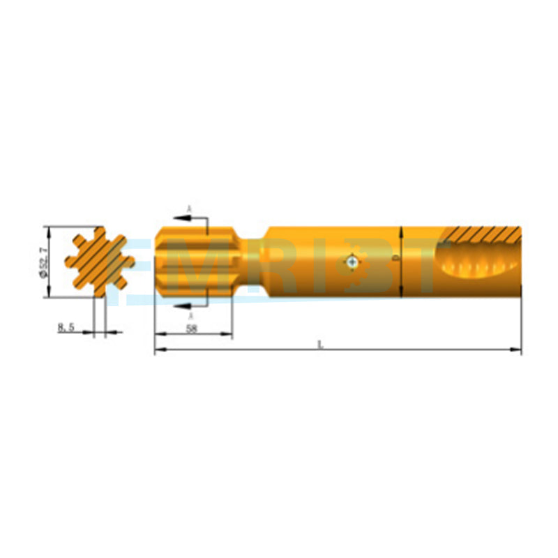 Applicable to Montabert  Shank adapters Montabert HC40