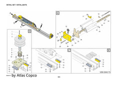 Atlas Copco Epiroc CRADLE PLATE 3128048400 /3128 0484 00