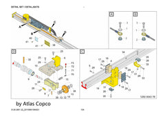 Atlas Copco Epiroc CRADLE PLATE 3128078258/312 80782 58