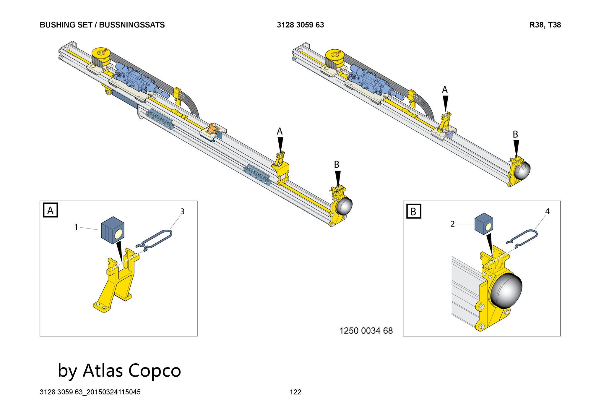Atlas Copco Trigger Spring Atlas Copco Epiroc SPRING 3128078435/3128 0784 35 – FMRIBT