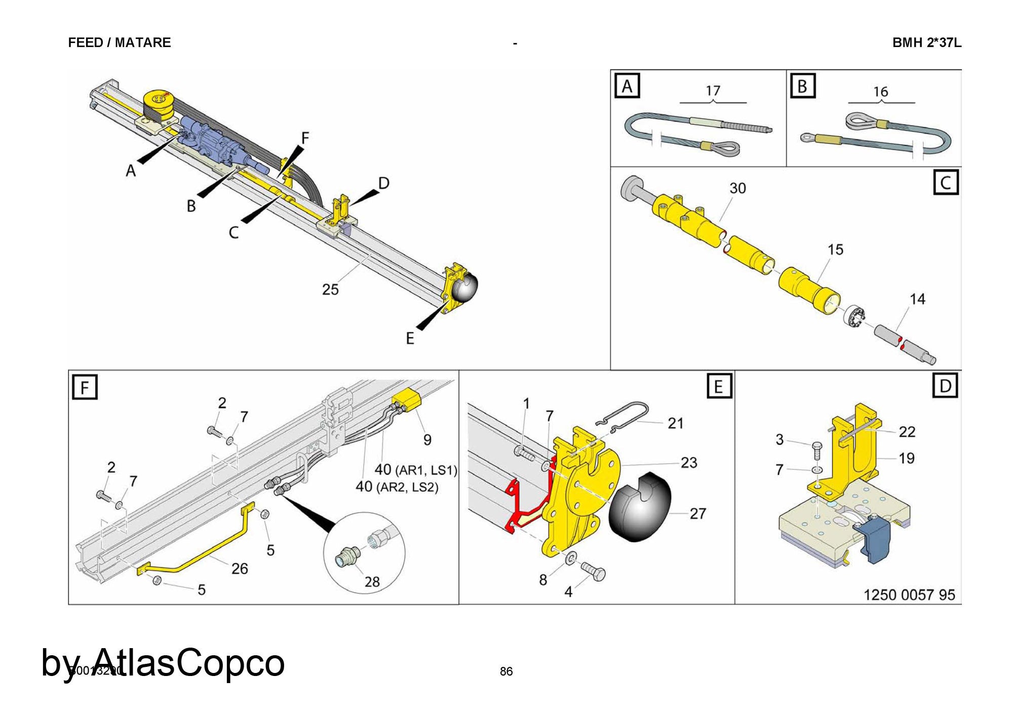 Atlas Copco Epiroc DOWEL  3128303527 /3128 3035 27