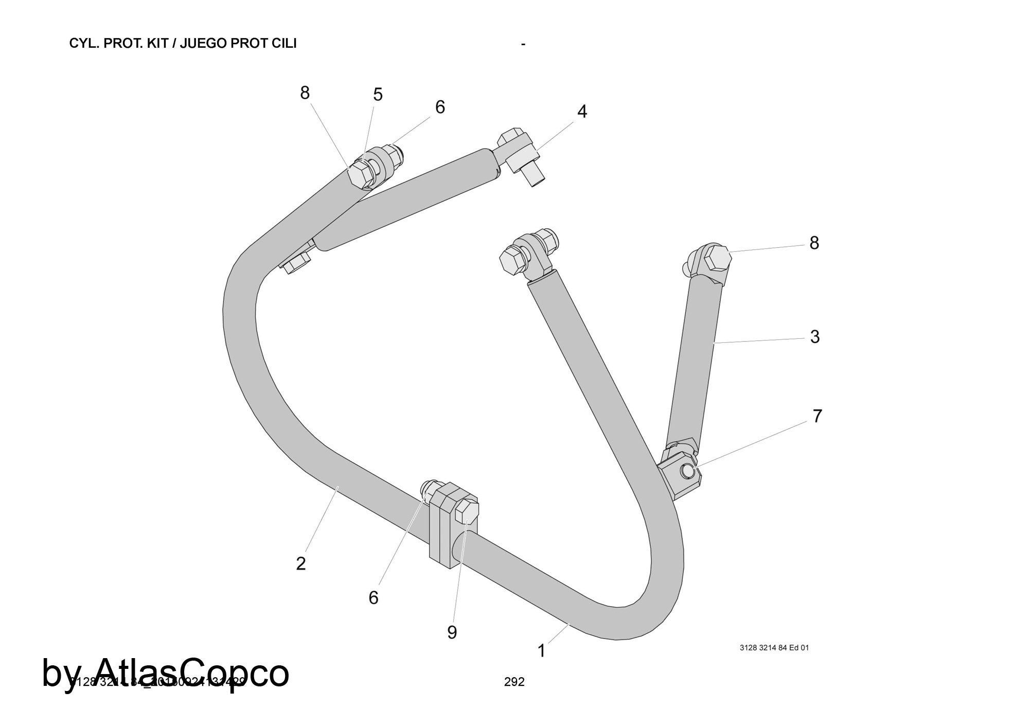 Atlas Copco Epiroc SUPPORT 3128303569 /3128 3035 69