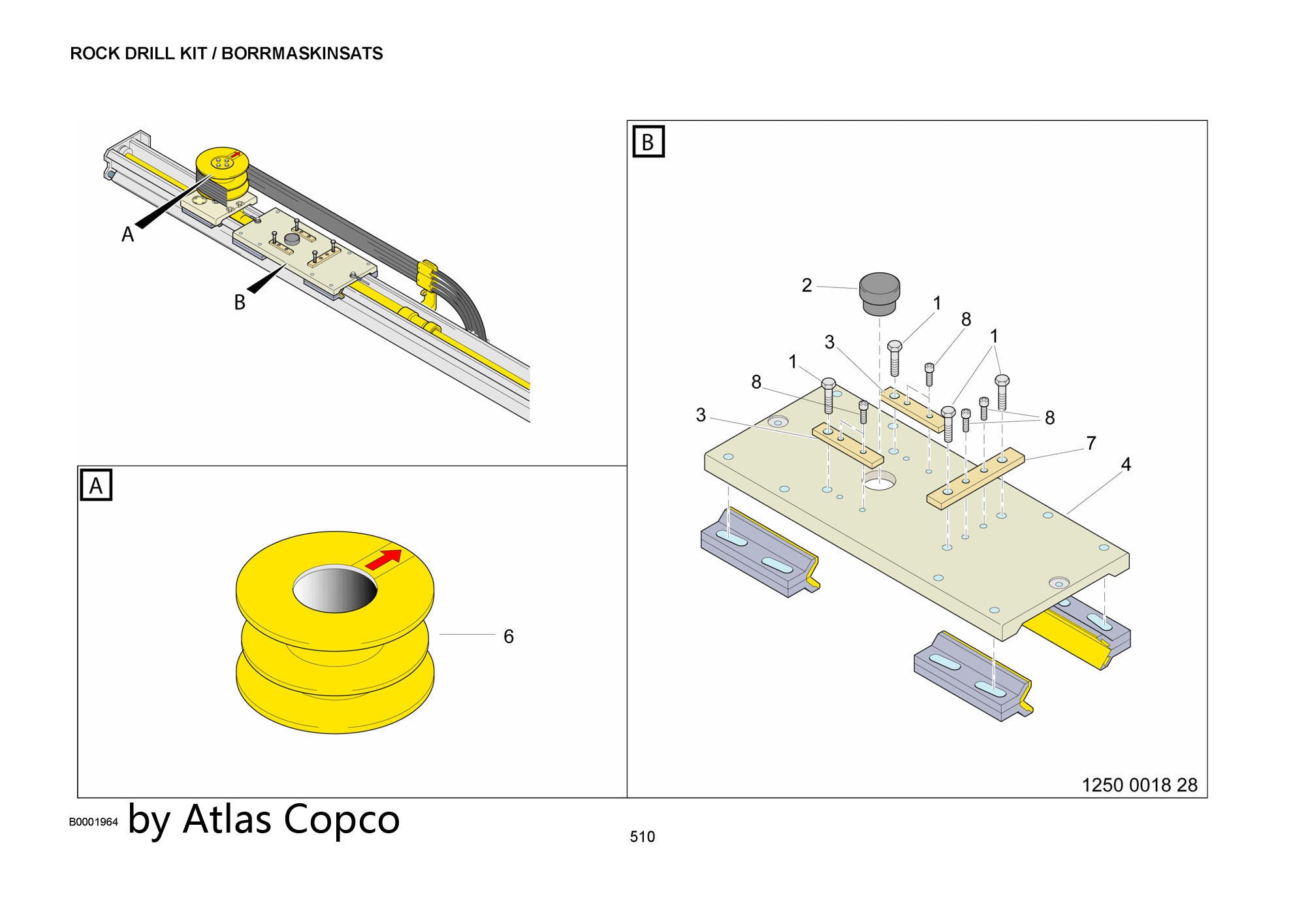 Atlas Copco Epiroc CRADLE 3128305977/3128 3059 77