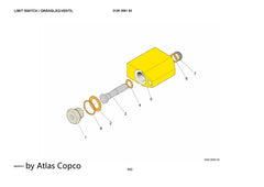 Atlas Copco Epiroc LIMITING VALVE 3128306183/3128 3061 83