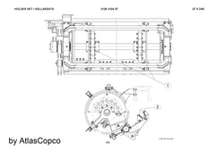 Atlas Copco Epiroc BUSHING MEDIUS 3128310422/3128 3104 22