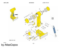 Atlas Copco Epiroc BEARING COVE 3222314493/3222 3144 93